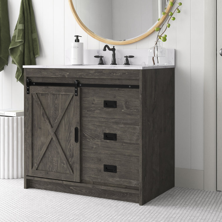 Sand & Stable Jillian 36" Single Bathroom Vanity Set & Reviews Wayfair